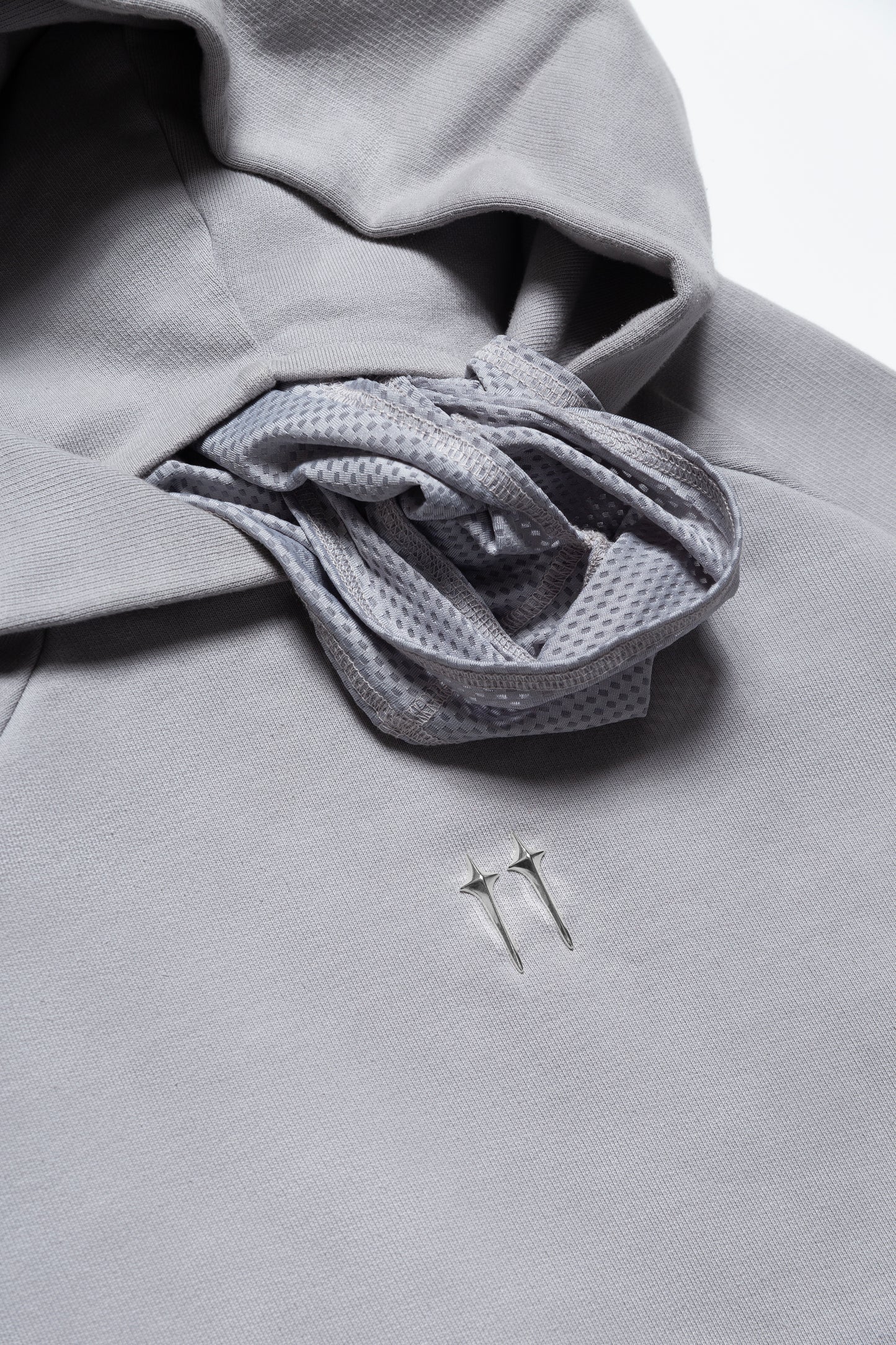 HOODIE002 SILVER