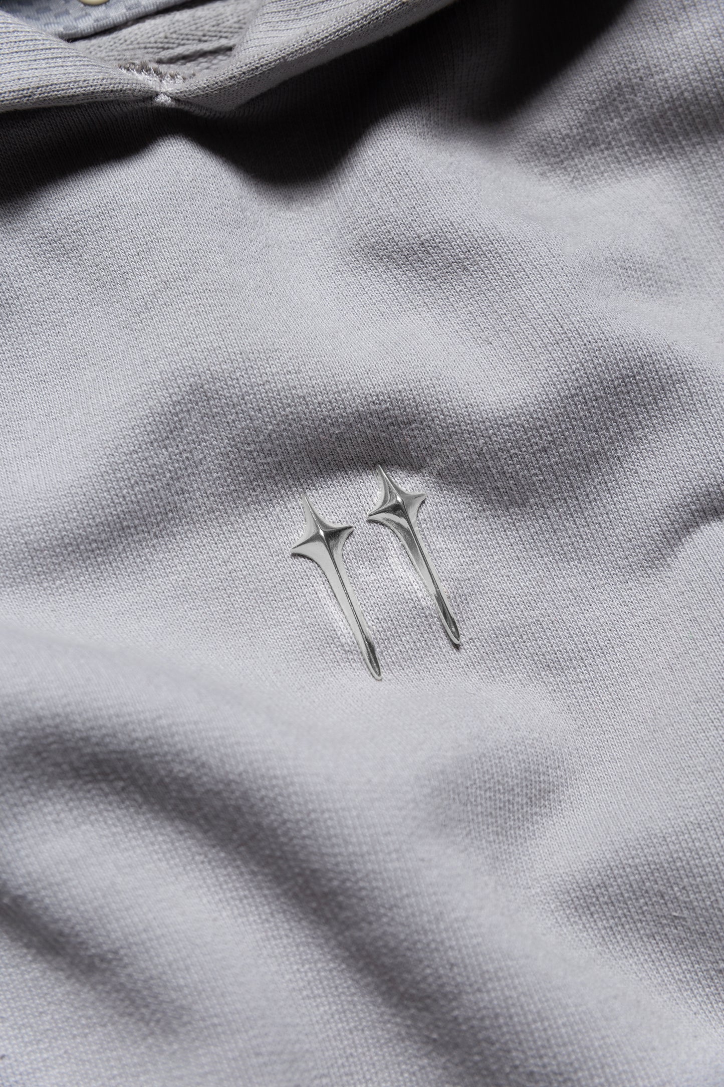 HOODIE002 SILVER