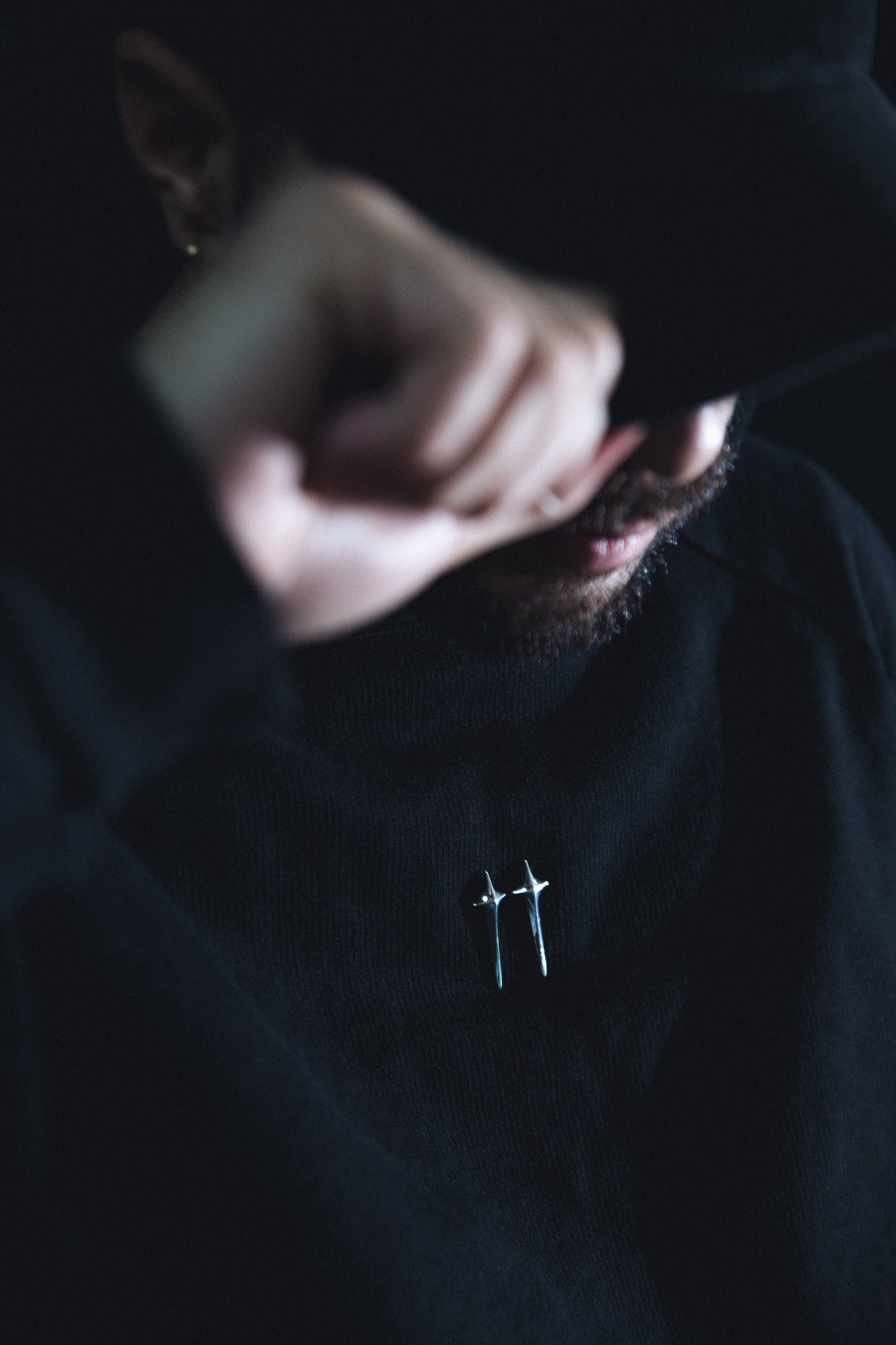 HOODIE002 BLACK