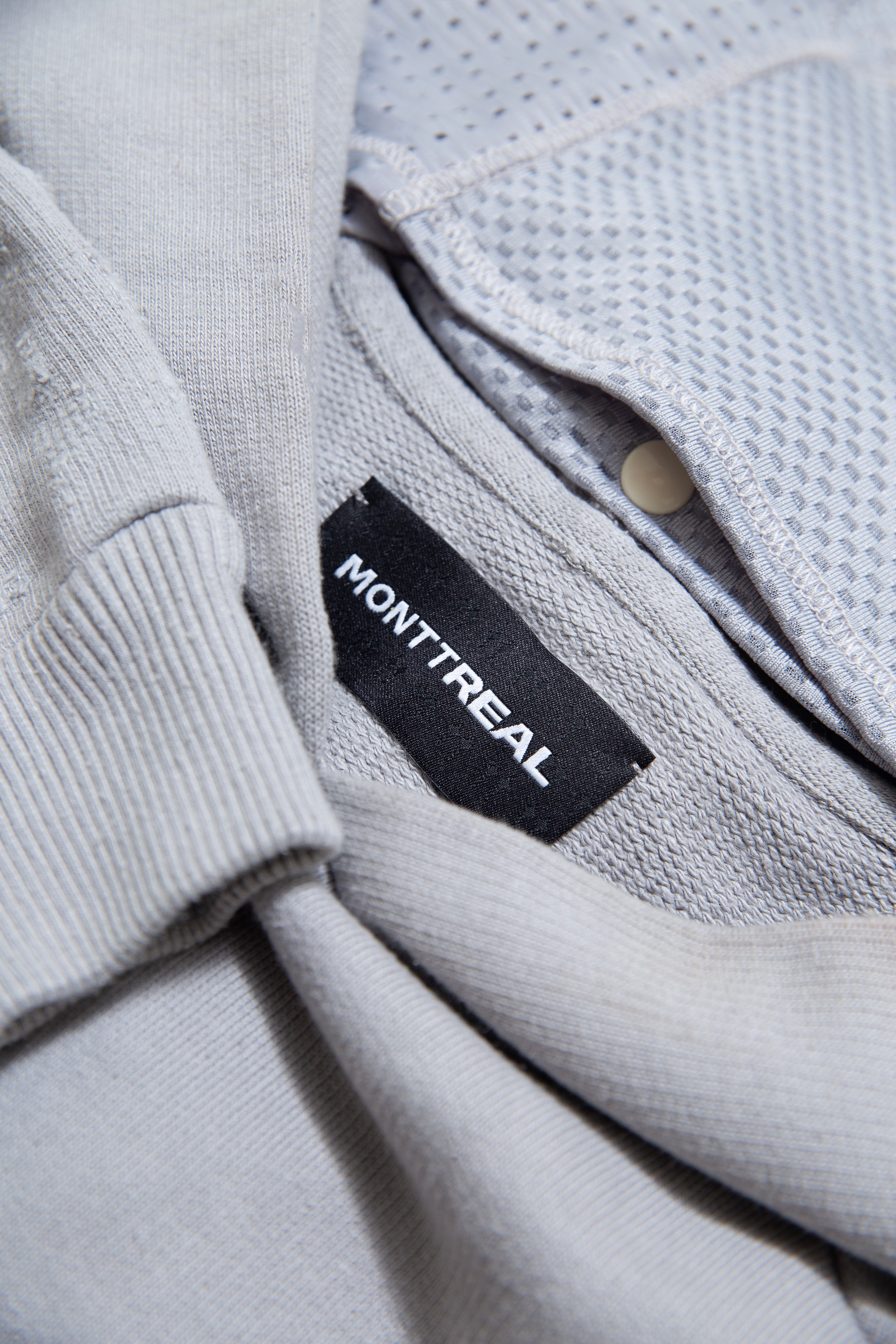 HOODIE CROPPED SILVER